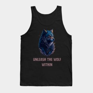 alpha male wolf Tank Top